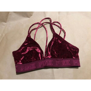VS PINK Velvet Bralette M